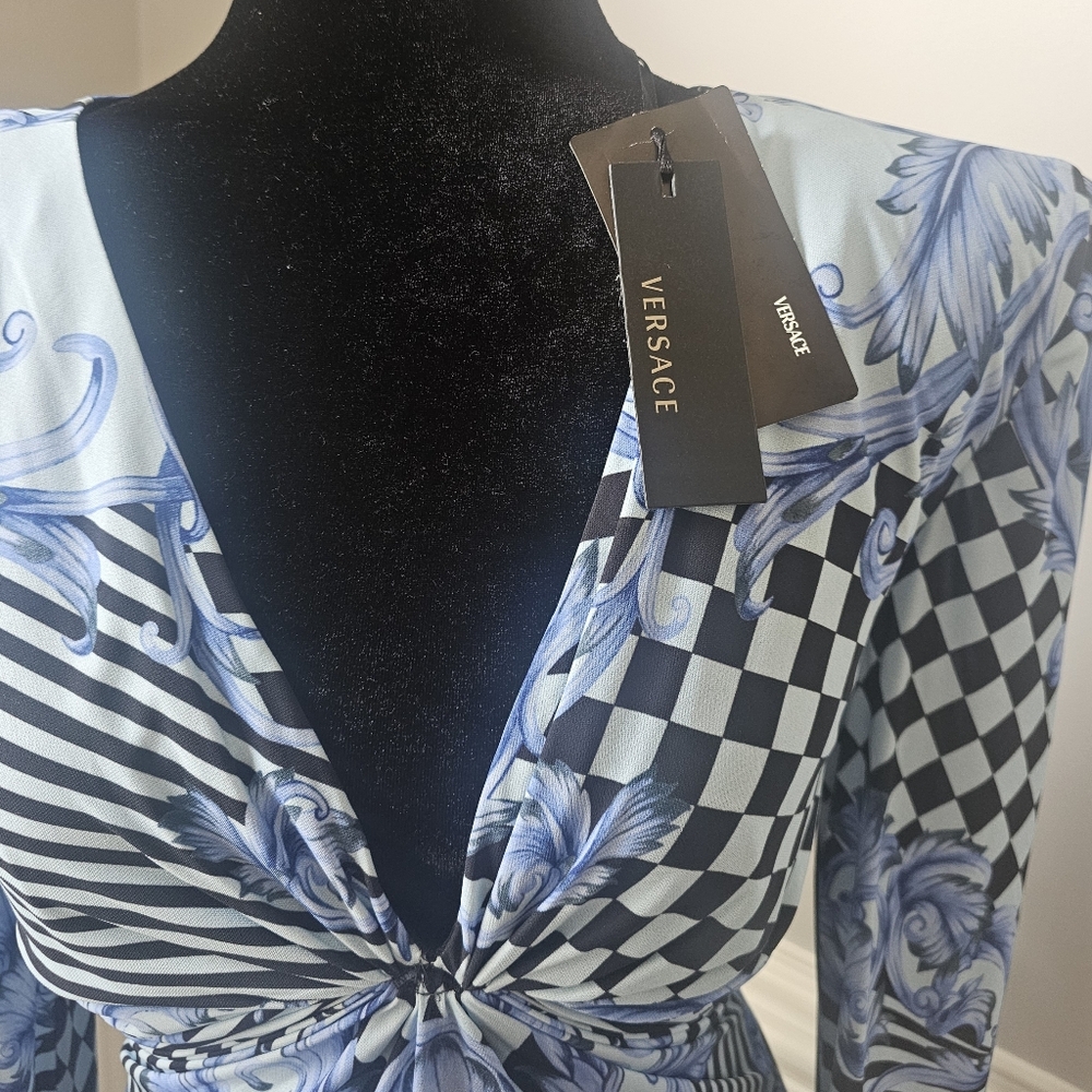NEW RARE Versace Geometric Dress - Picture 7 of 7